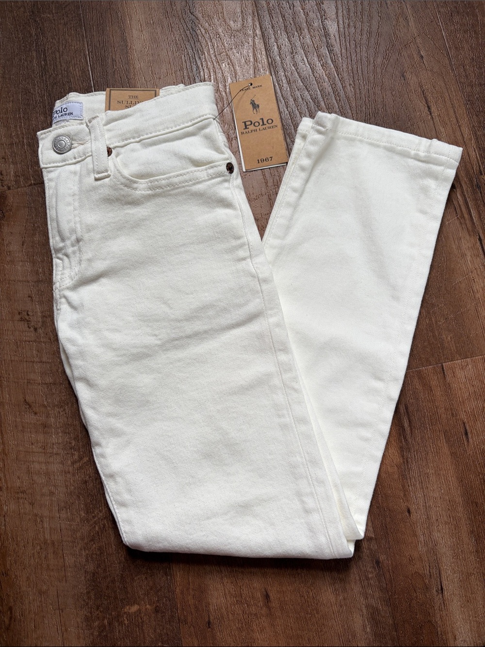 Polo Ralph Lauren The Sullivan Slim Classic Denim Wash in White